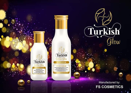 Turkish golden glow  whitening skin polish
